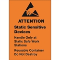 Picture of 1 3/4" x 2 1/2" - "Static Sensitive Devices" Labels
