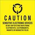 Picture of 4" x 4" - "Sensitive Electronic Devices" Labels