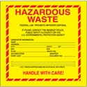 Picture of 6" x 6" - "Hazardous Waste - Standard" Labels