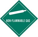 Picture of 4" x 4" - "Non-Flammable Gas" Labels