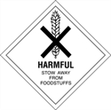Picture of 4" x 4" - "Harmful" Labels