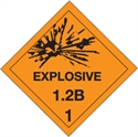 Picture of 4" x 4" - "Explosive - 1.2B - 1" Labels