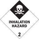 Picture of 4" x 4" - "Inhalation Hazard - 2" Labels