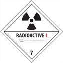 Picture of 4" x 4" - "Radioactive I" Labels