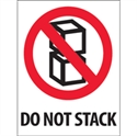Picture of 3" x 4" - "Do Not Stack" Labels
