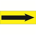 Picture of 1 1/2" x 4" - "Arrow" Fluorescent Yellow Labels