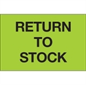 Picture of 2" x 3" - "Return To Stock" (Fluorescent Green) Labels