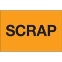 Picture of 2" x 3" - "Scrap" (Fluorescent Orange) Labels