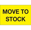 Picture of 2" x 3" - "Move To Stock" (Fluorescent Yellow) Labels
