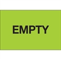 Picture of 2" x 3" - "Empty" (Fluorescent Green) Labels