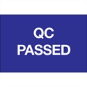 Picture of 2" x 3" - "QC Passed" Labels