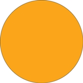 Picture of 1/2" Fluorescent Orange Inventory Circle Labels