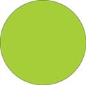 Picture of 1/2" Fluorescent Green Inventory Circle Labels