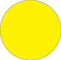 Picture of 1/2" Fluorescent Yellow Inventory Circle Labels