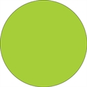 Picture of 3/4" Fluorescent Green Inventory Circle Labels