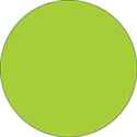 Picture of 3/4" Fluorescent Green Inventory Circle Labels