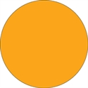 Picture of 2" Fluorescent Orange Inventory Circle Labels