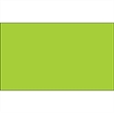 Picture of 3" x 5" Fluorescent Green Inventory Rectangle Labels
