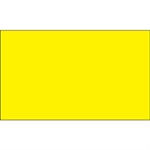 Picture of 3" x 5" Fluorescent Yellow Inventory Rectangle Labels