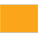 Picture of 4" x 4" Fluorescent Orange Inventory Rectangle Labels
