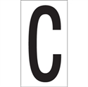 Picture of 3 1/2" "C" Vinyl Warehouse Letter Labels