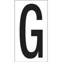 Picture of 3 1/2" "G" Vinyl Warehouse Letter Labels