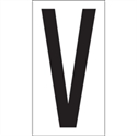 Picture of 3 1/2" "V" Vinyl Warehouse Letter Labels