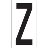 Picture of 3 1/2" "Z" Vinyl Warehouse Letter Labels