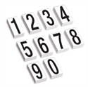Picture of 3 1/2" Vinyl Warehouse Number Kit Labels
