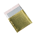 Picture of 7" x 6 3/4" Gold Glamour Bubble Mailers