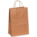 Picture of 10" x 5" x 13" Kraft Paper Shopping Bags