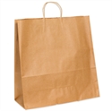 Picture of 13" x 6" x 15 3/4" Kraft Paper Shopping Bags