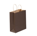 Picture of 10" x 5" x 13" Brown Tinted Shopping Bags
