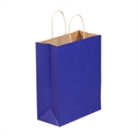 Picture of 10" x 5" x 13" Parade Blue Tinted Shopping Bags