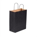 Picture of 10" x 5" x 13" Black Tinted Shopping Bags