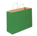 Picture of 16" x 6" x 12" Kelly Green Tinted Shopping Bags
