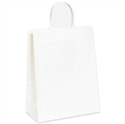 Picture of 5 1/4" x 3 1/4" x 8 3/8" White Paper Shopping Bags