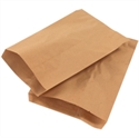 Picture of 6 1/4" x 9 1/4" Kraft Flat Merchandise Bags