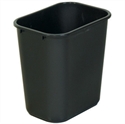 Picture of 28 Quart - Black Deskside Wastebasket