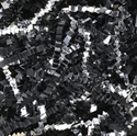 Picture of 10 lb. Black and Silver Metallic Blend Crinkle Paper