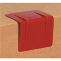 Picture of 2 1/2" x 2" - Red Plastic Strap Guards