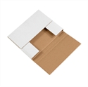 Picture of 10 1/4" x 8 1/4" x 1 1/4" White Easy-Fold Mailers