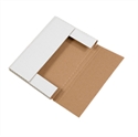 Picture of 12 1/8" x 9 1/8" x 1" White Easy-Fold Mailers