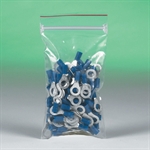 Minigrip® Reclosable Poly Bags - 4 Mil Picture for category <p>Minigrip's red line bags feature a single track, heavy-duty zipper that extends the width of the bag and keeps products clean and free from moisture.</p>
<ul>
<li>These premium poly bags have superior clarity.</li>
<li>Reclosable bags can be reused.</li>
<li>Sizes listed are the inside usable dimensions of the bag.</li>
<li>Available in case quantities.</li>
<li>Bags meet FDA and USDA specifications for food contact.</li>
</ul>