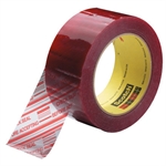 Picture for category <p>Ideal when security of carton contents is a concern.</p>
<ul>
<li>Clear tape with red print makes it easy to identify tampering or pilferage.</li>
<li>Red, diagonal lines identify when a carton has been resealed.</li>
<li>1.9 Mil.</li>
<li>Printed "Check Seal Before Accepting".</li>
<li>Data Sheet</li>
<li>Carton Sealing Tape Dispensers</li>
</ul>