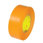 3M - 2525 Flatback Tape Picture for category <p>Use for holding, splicing or masking applications where high adhesion strength, high temperature capability and high backing strength are required.</p>
<ul>
<li>Resistant to moist conditions.</li>
<li>Withstands bake cycle of 300 degrees F. for one hour.</li>
<li>Not recommended for outdoor applications or prolonged periods of sunlight exposure as tape may become very difficult to remove.</li>
<li>2% elongation at break.</li>
<li>Rubber adhesive.</li>
<li>Data Sheet</li>
</ul>