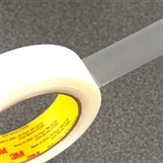 Picture for category <p>Use for light-duty <strong>strapping</strong> and <strong>bundling</strong>.</p>
<ul>
<li>Rubber resin adhesive bonds well to fiberboard and metallic surfaces.</li>
<li>Clear backing allows graphics, bar codes and type to show through.</li>
<li>Resists nicks, abrasion, moisture and scuffing.</li>
<li>30% elongation at break.</li>
<li>50 ounces per square inch adhesion to steel.</li>
<li>Data Sheet</li>
<li>Filament Tape Dispensers</li>
</ul>