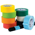 Picture for category <p>Use Colored Masking Tape to color code shipments or for inventory identification.</p>
<ul>
<li>Designed for medium temperature applications.</li>
<li>Stain and solvent resistant.</li>
</ul>