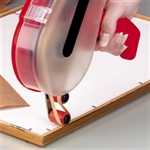 Picture for category <p>Finger touch application of general purpose pressure sensitive adhesive.</p>
<ul>
<li>Works best on smooth surfaces.</li>
<li>Applies a precise strip of adhesive.</li>
<li>Liner rewinds into the dispenser.</li>
<li>1" core size.</li>
<li>Dispensers</li>
</ul>