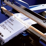 3M - 5453 PTFE Glass Cloth Tape Picture for category <p>High temperature resistance and long lasting, easy release performance on heat sealing equipment.</p>
<ul>
<li>Features excellent anti-stick properties.</li>
<li>Silicone adhesive provides a high temperature release surface for protection and insulation.</li>
<li>Woven glass cloth backing impregnated with PTFE (polytetrafluoroethylene).</li>
<li>The reinforcement provided by the woven glass cloth adds tensile strength and resistance to tears and punctures.</li>
<li>Long lasting, easy release performance on heat sealing machines, ironing and pressing equipment.</li>
<li>Data Sheet</li>
</ul>